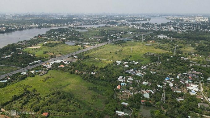 Một góc Cù lao Phố, nơi dự kiến đầu tư khu đô thị Hiệp Hòa. Ảnh: Phước Tuấn